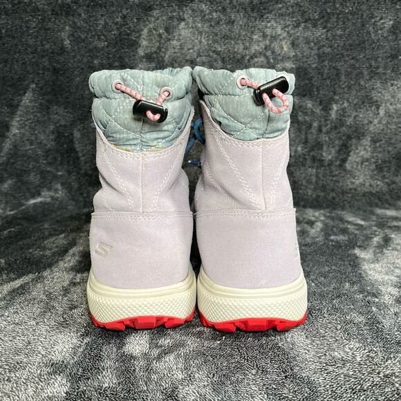 Skechers Air-cooled GOGA Mat Women Light Purple Waterproof Boots  Size 7.5 - Picture 2 of 8